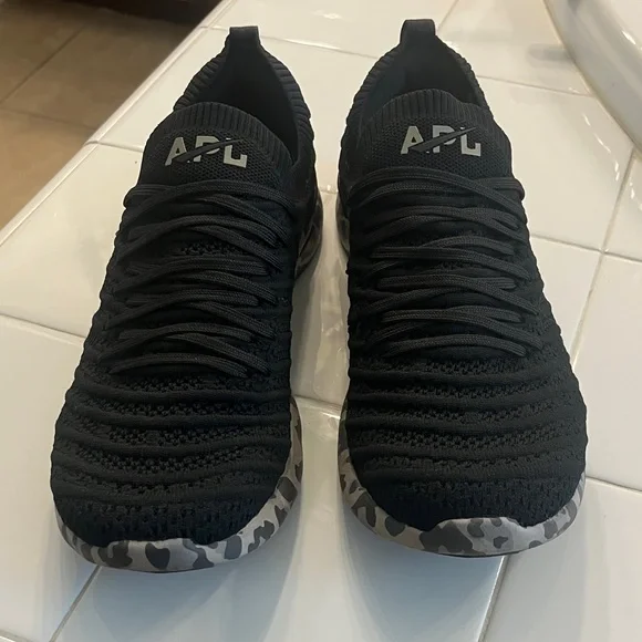 APL Women’s Black Knit Sneakers - Picture 2 of 4
